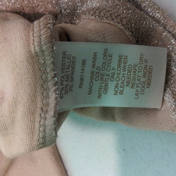 Chloe & Jasmine metallic sparkles shirt size XL - Picture 8 of 11